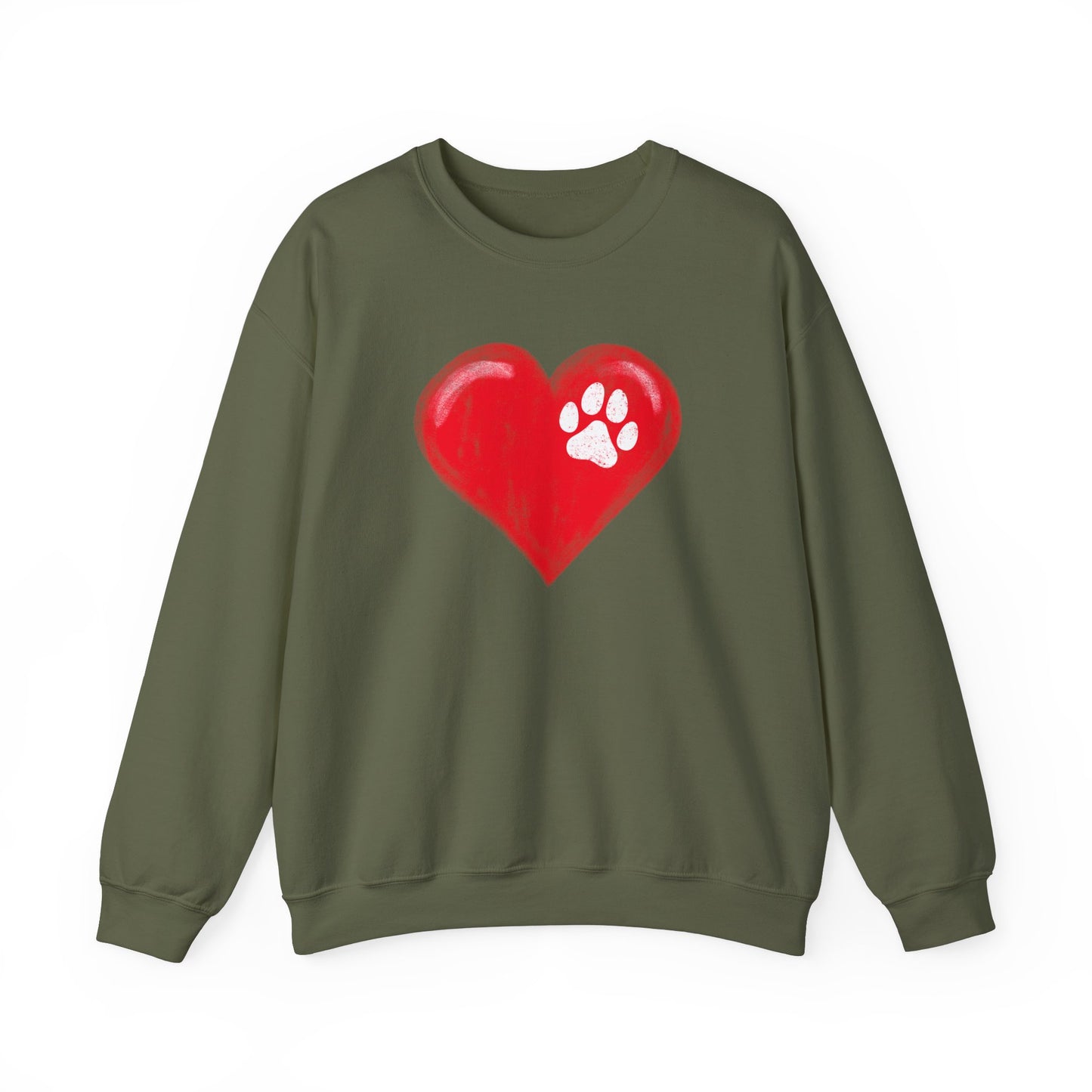 Heart & Paw Print Sweatshirt