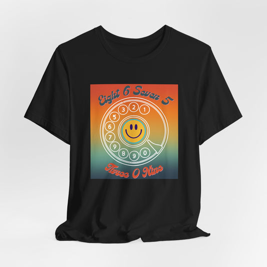 Retro Smiley Dial T-Shirt Vintage Vibe