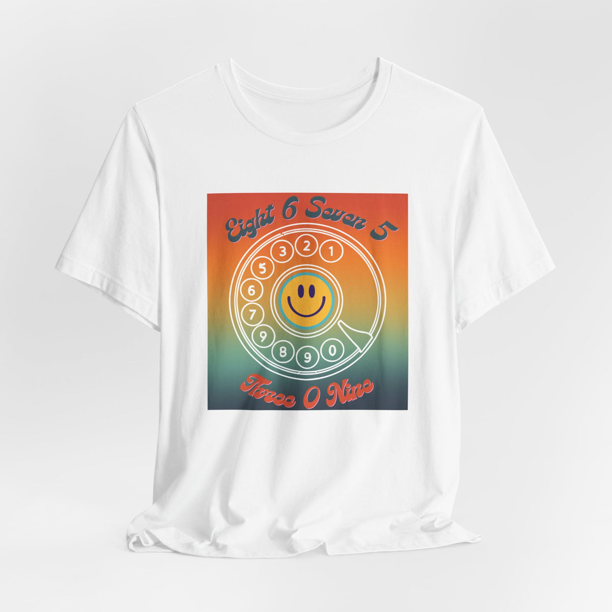 Retro Smiley Dial T-Shirt Vintage Vibe