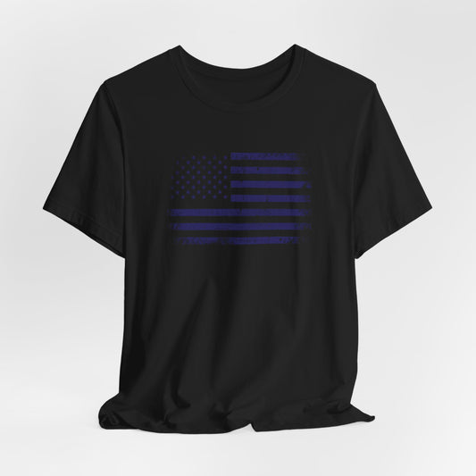 Blue American Flag