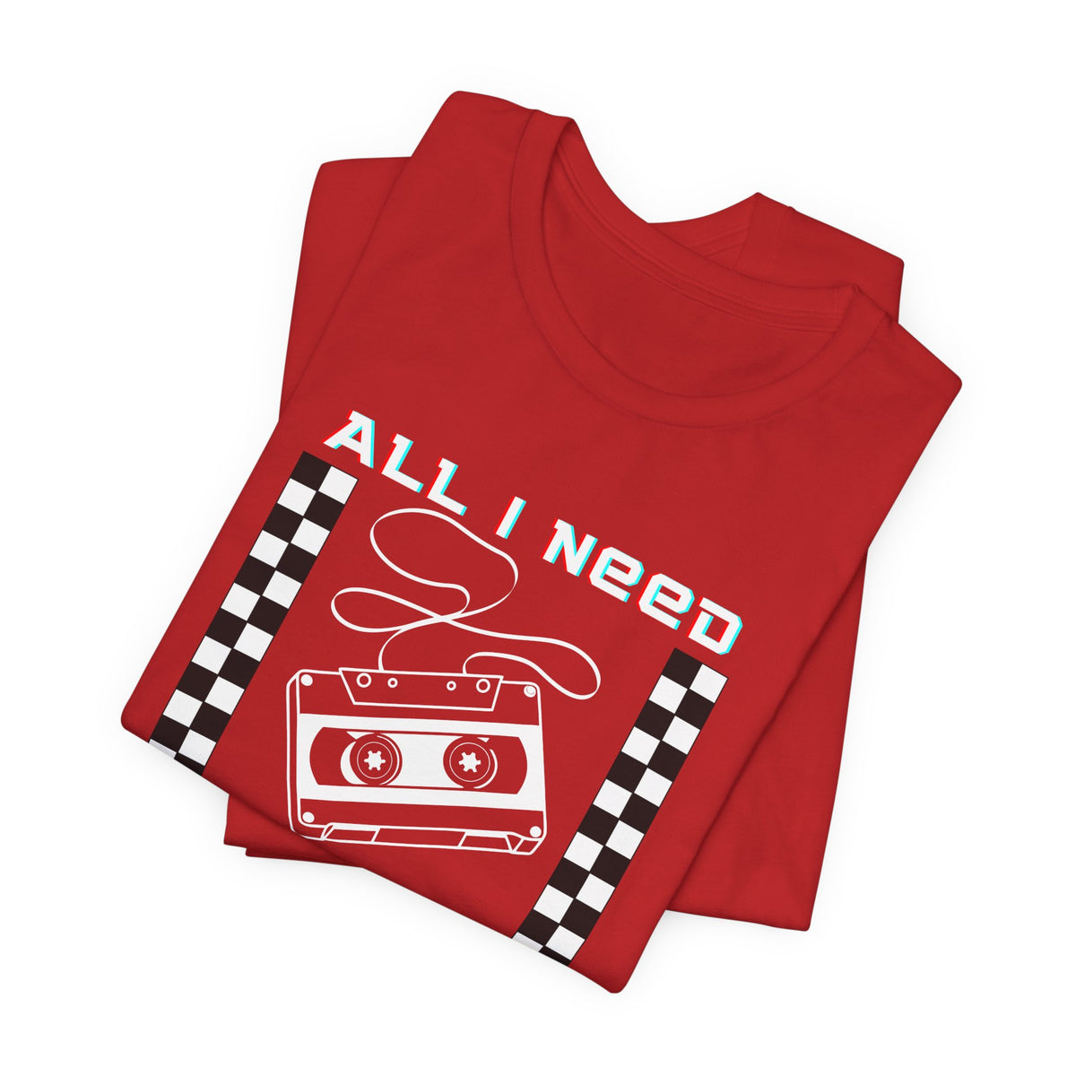 All I Need Is a Pencil Cassette Tape Graphic Tee