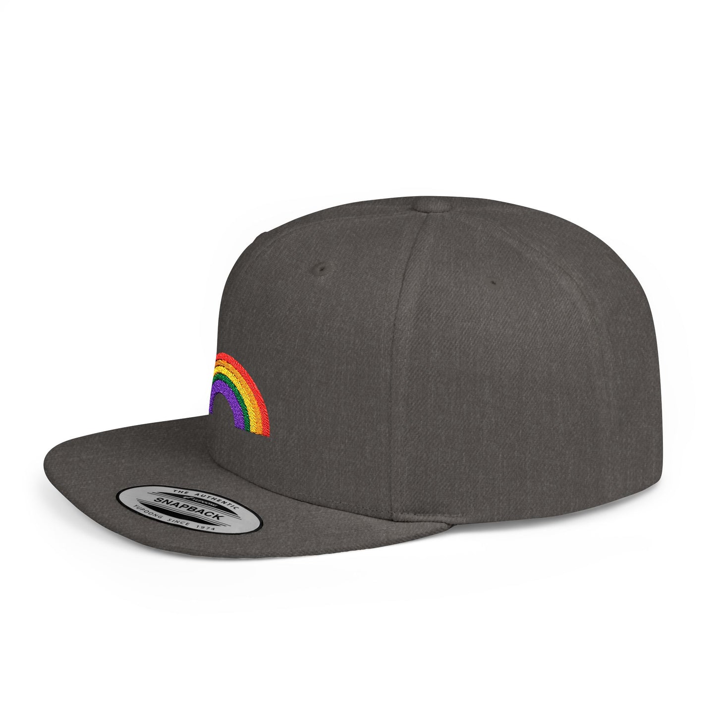 Rainbow  Flat Bill Cap