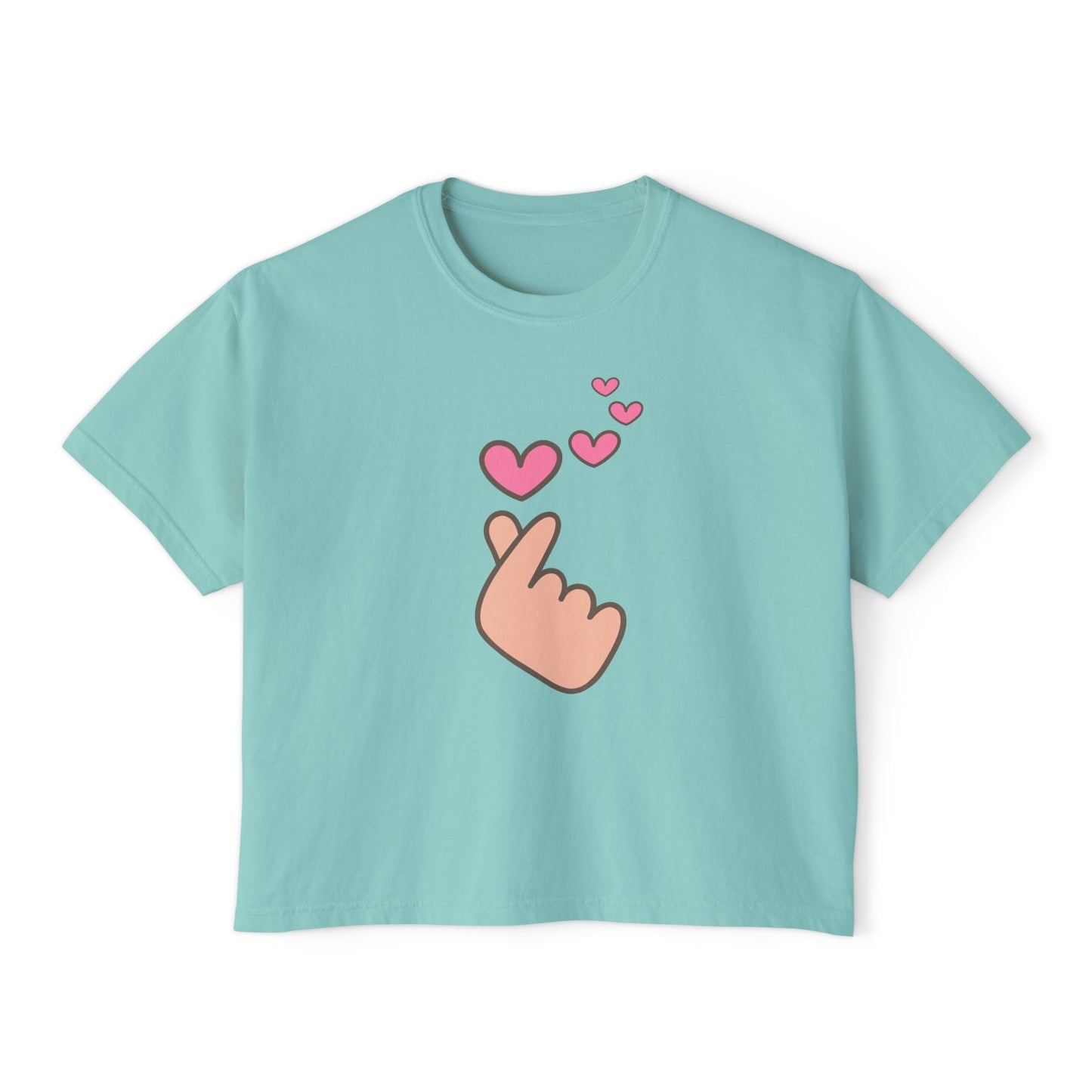 Finger Hearts Boxy Tee