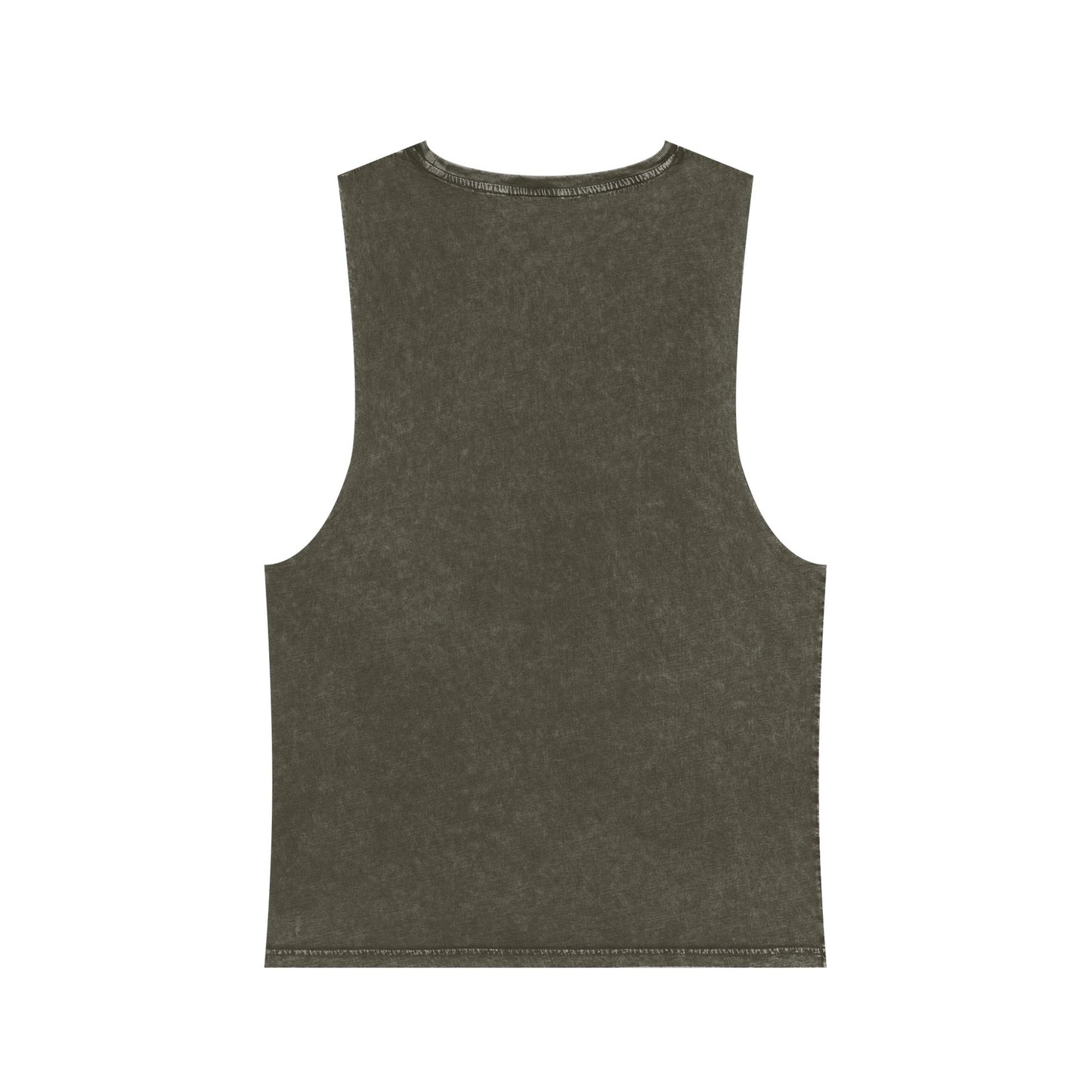 Unisex Stonewash Tank Top with Rainbow Heart Design - Perfect for Summer Pride Celebrations