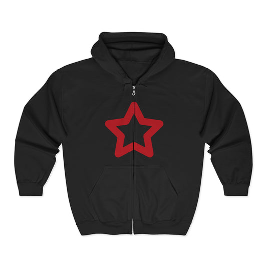 Star Full Zip Hooded Sweatshirt