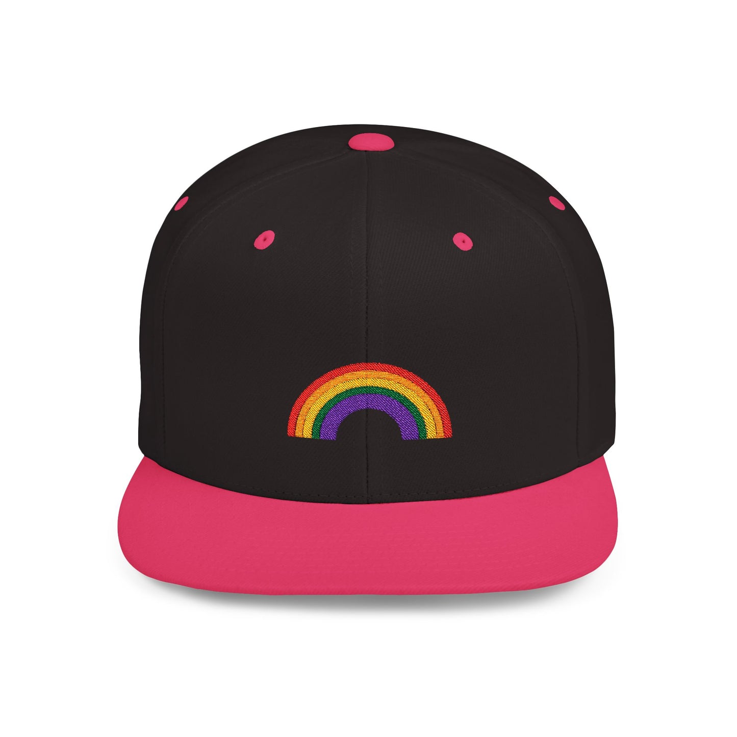 Rainbow  Flat Bill Cap