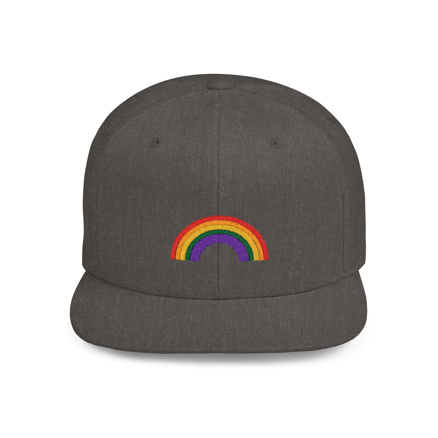 Rainbow  Flat Bill Cap