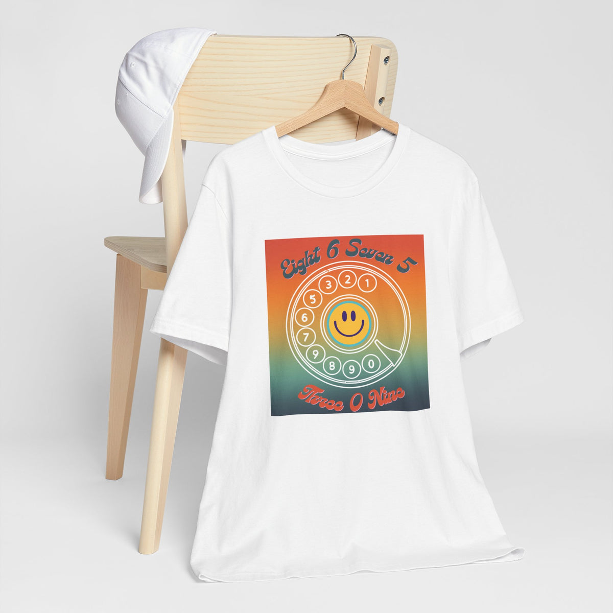Retro Smiley Dial T-Shirt Vintage Vibe