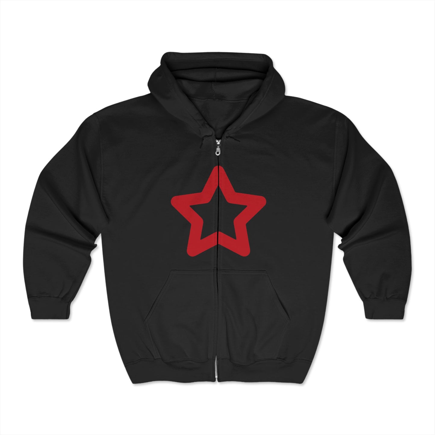 Star Full Zip Hooded Sweatshirt