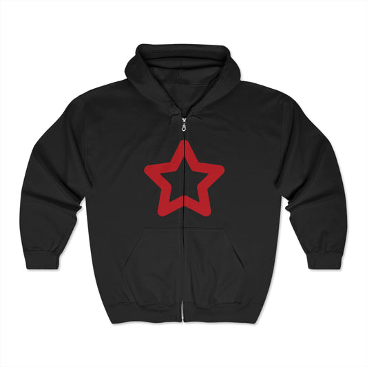 Star Full Zip Hooded Sweatshirt